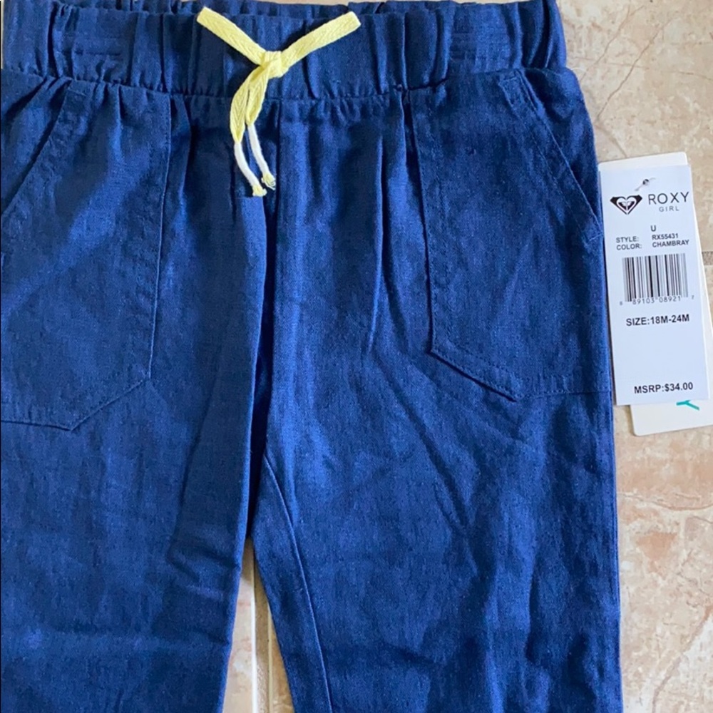 NWT Roxy linen pants - Picture 2 of 3